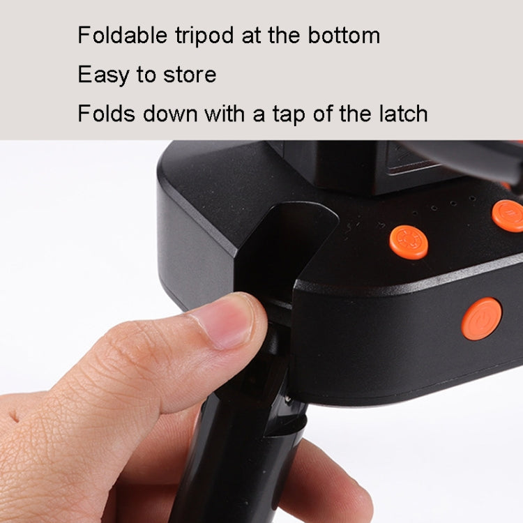 Outdoor Camping USB Charging Fan Tent Swing Head Fan With Tripod LED Light(Black) | Stornfield