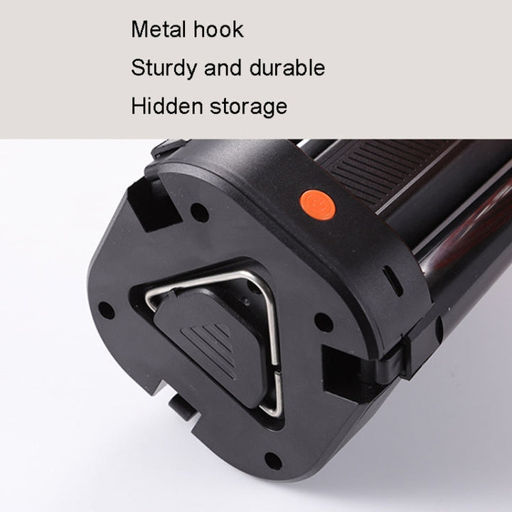 Outdoor Camping USB Charging Fan Tent Swing Head Fan With Tripod LED Light(Black) | Stornfield