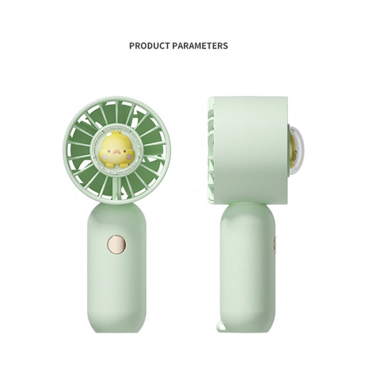 Hand Holds Small Fan Portable Mini Pocket Fan, Style: Blue Duck | Stornfield