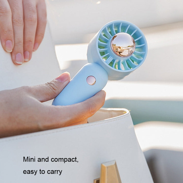 Hand Holds Small Fan Portable Mini Pocket Fan, Style: Blue Duck | Stornfield