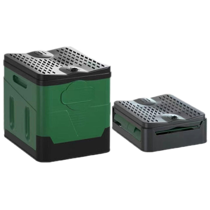 Stornfield | Automatic Folding Portable Toilets Outdoor Emergency Mobile Toilet (Army Green)