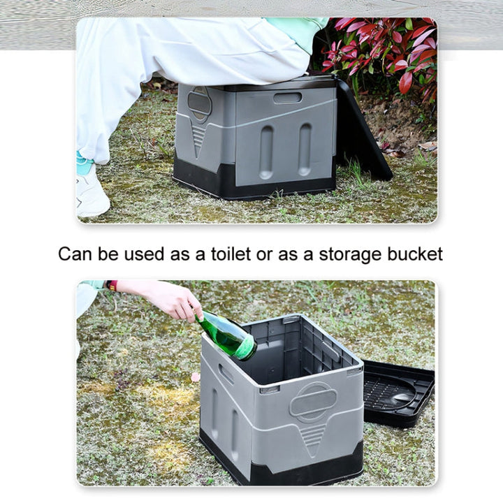 Stornfield | Automatic Folding Portable Toilets Outdoor Emergency Mobile Toilet (Army Green)