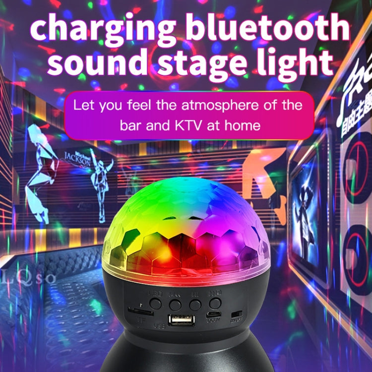 Stornfield | Magic Ball LED Ambient Lights for Home, Sound-Activated Light Balls, Black Charging Model (RGB Colorful 5W)