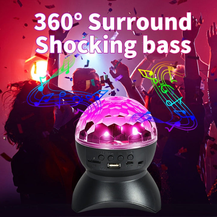 Stornfield | Magic Ball LED Ambient Lights for Home, Sound-Activated Light Balls, Black Charging Model (RGB Colorful 5W)