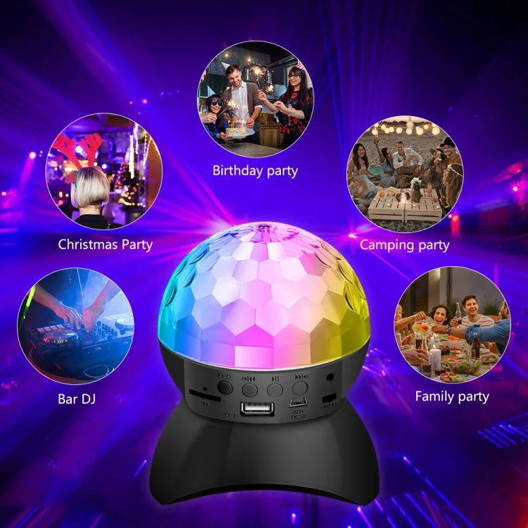 Stornfield | Magic Ball LED Ambient Lights for Home, Sound-Activated Light Balls, Black Charging Model (RGB Colorful 5W)