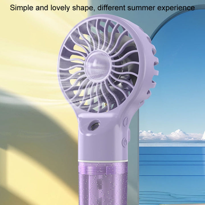 USB Rechargeable Handheld Misting Fan Portable Hydration Electrical Fan(Grey) | Stornfield