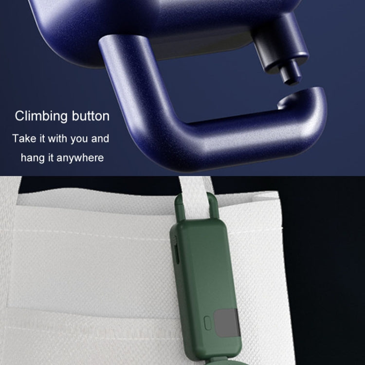 Portable Digital Display Hanging Neck Mute Small Fan USB Charging Handheld Foldable Fan(Blue) | Stornfield