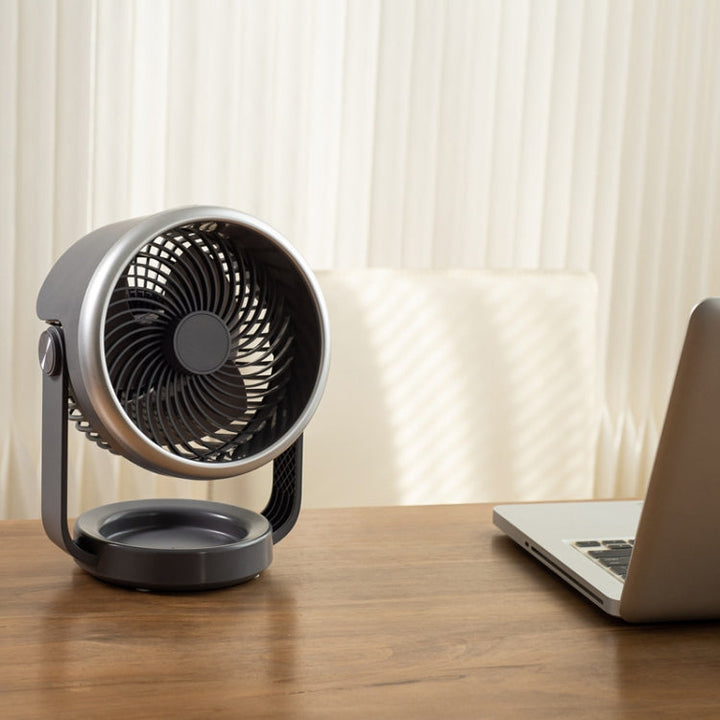 Air Circulating Fan USB Charging Desktop Quiet Fan(White) | Stornfield