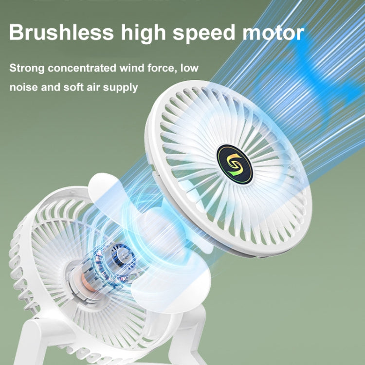 USB Charging Folding Desktop Spray Humidification Fan with Night Light(Green) | Stornfield