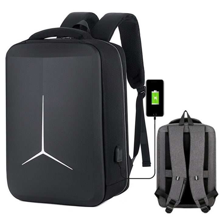 Stornfield | Multifunctional Waterproof Sporty 15-inch Laptop Business Backpack with USB Port (Black)