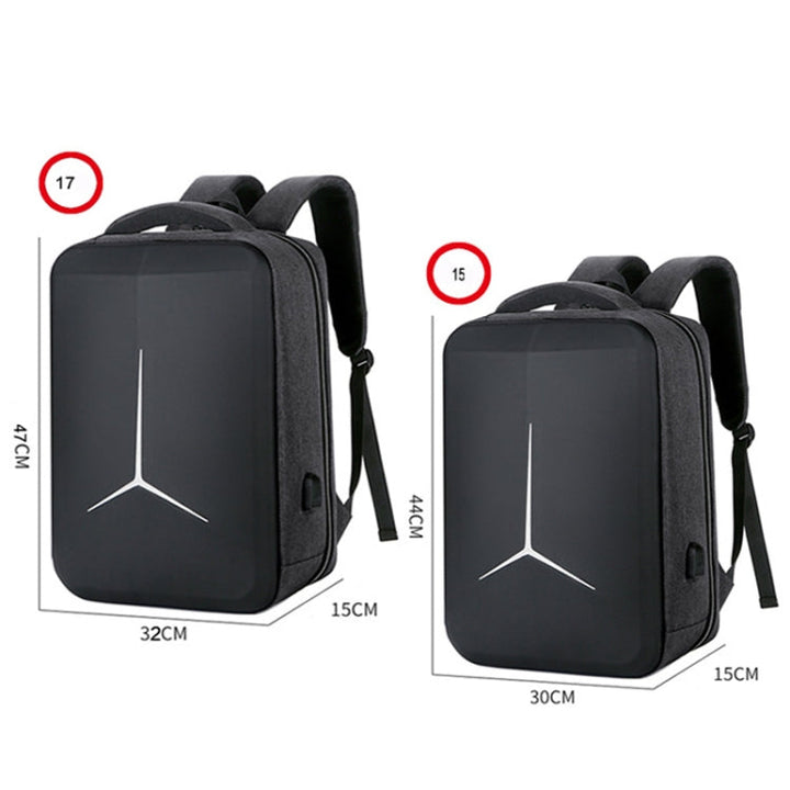 Stornfield | Multifunctional Waterproof Sporty 15-inch Laptop Business Backpack with USB Port (Black)