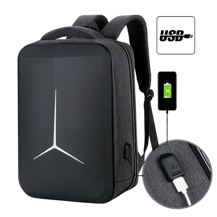 Stornfield | Multifunctional Waterproof Sporty 15-inch Laptop Business Backpack with USB Port (Black)