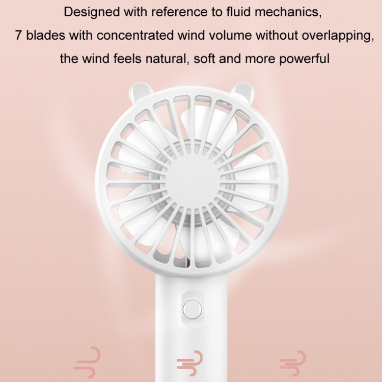 Mini USB Handheld Fan Rechargeable Portable Desktop Phone Holder(Pink) | Stornfield