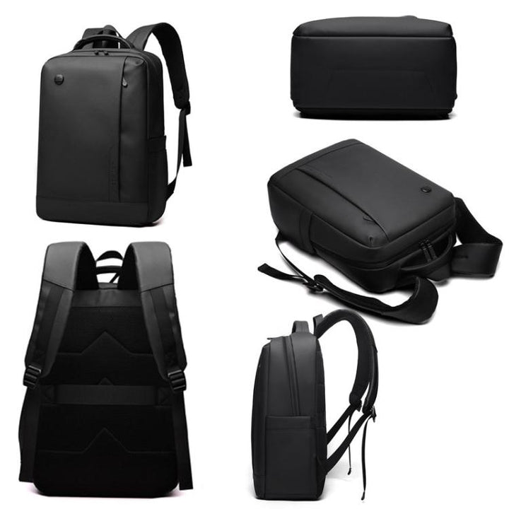 Stornfield | WEPOEWR 14-inch Laptop Backpack for Men, Waterproof Large Capacity Commuter Business Backpack (Black)