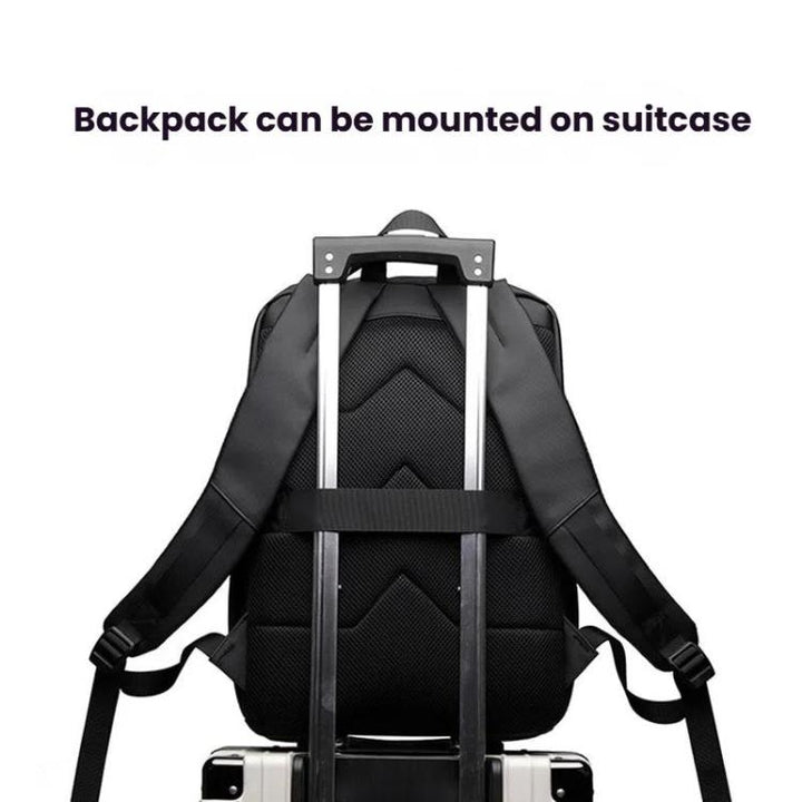 Stornfield | WEPOEWR 14-inch Laptop Backpack for Men, Waterproof Large Capacity Commuter Business Backpack (Black)