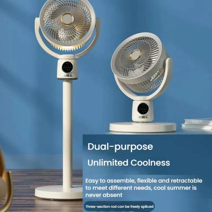 Air Circulation Fan Turbo Light Convection Standing Fan Remote Control Timer Floor Fan, Style: USB Plug | Stornfield