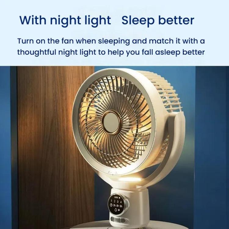 Air Circulation Fan Turbo Light Convection Standing Fan Remote Control Timer Floor Fan, Style: USB Plug | Stornfield