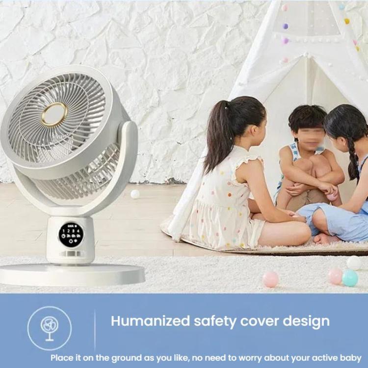 Air Circulation Fan Turbo Light Convection Standing Fan Remote Control Timer Floor Fan, Style: USB Plug | Stornfield