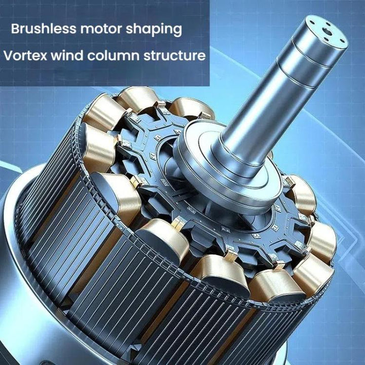 Air Circulation Fan Turbo Light Convection Standing Fan Remote Control Timer Floor Fan, Style: Rechargeable | Stornfield