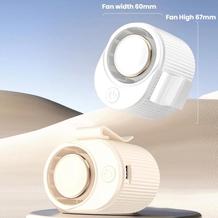 High-speed Waist-mounted Fan Outdoor Clip-on USB Mini Fan(White) | Stornfield