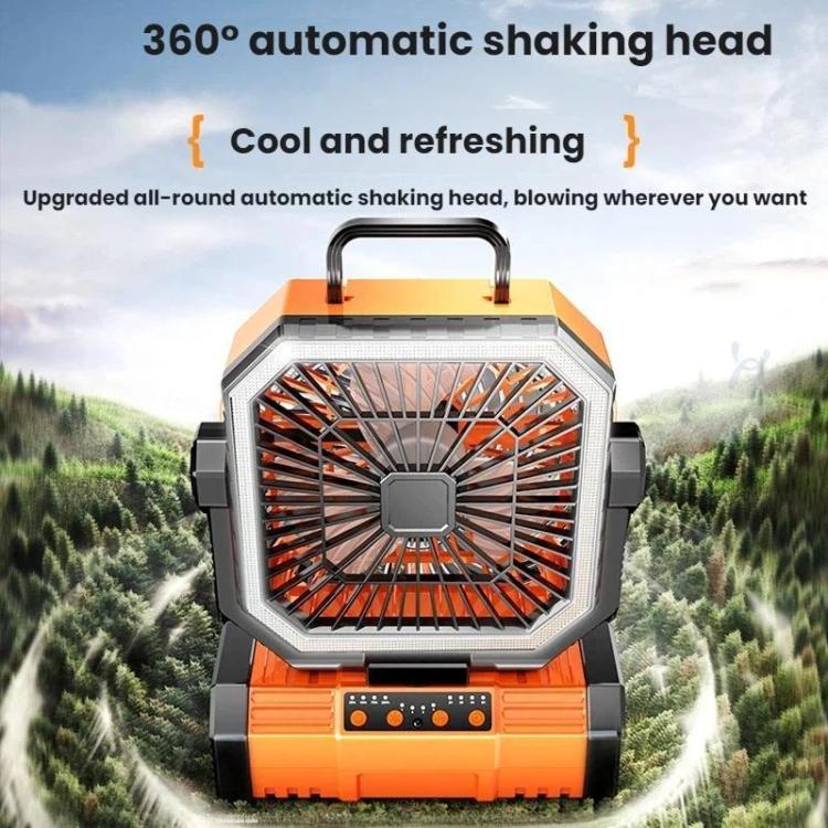 Remote Control USB Oscillating Fan Portable Light For Camping(Green) | Stornfield