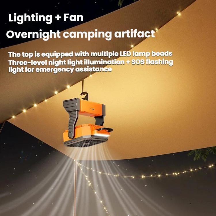 Remote Control USB Oscillating Fan Portable Light For Camping(Green) | Stornfield