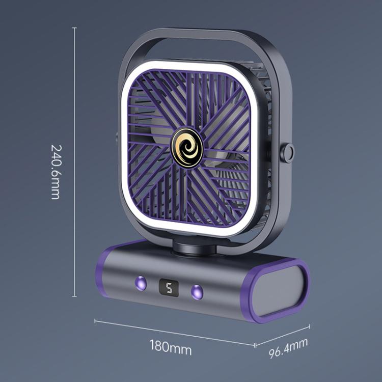 Desktop Mini Office Silent USB Wall-Mounted Fan, Color: Gray Plug-in | Stornfield