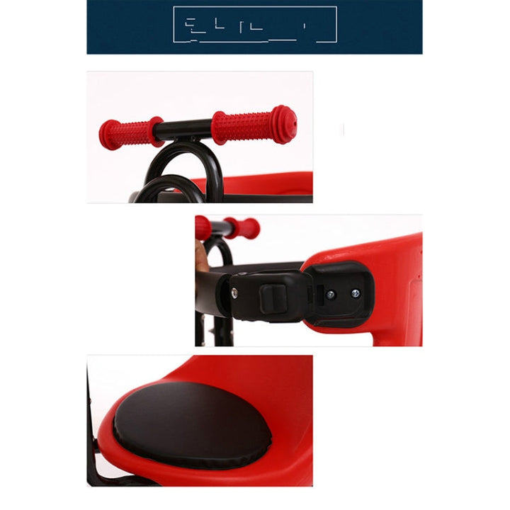 Stornfield | Fully Enclosed Front Child Bike Seat (Red)
