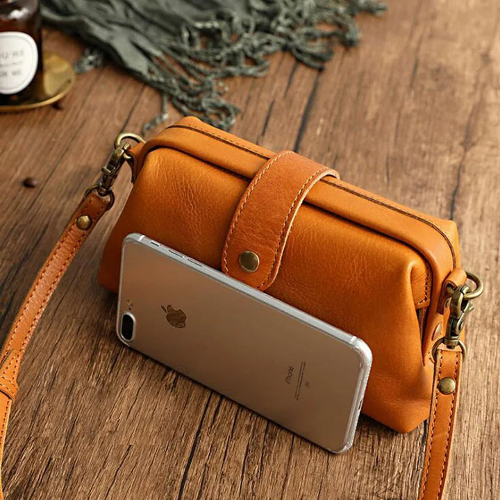 Norvella Shoulder Bag of Structured Imitation Leather for Women | Stornfield