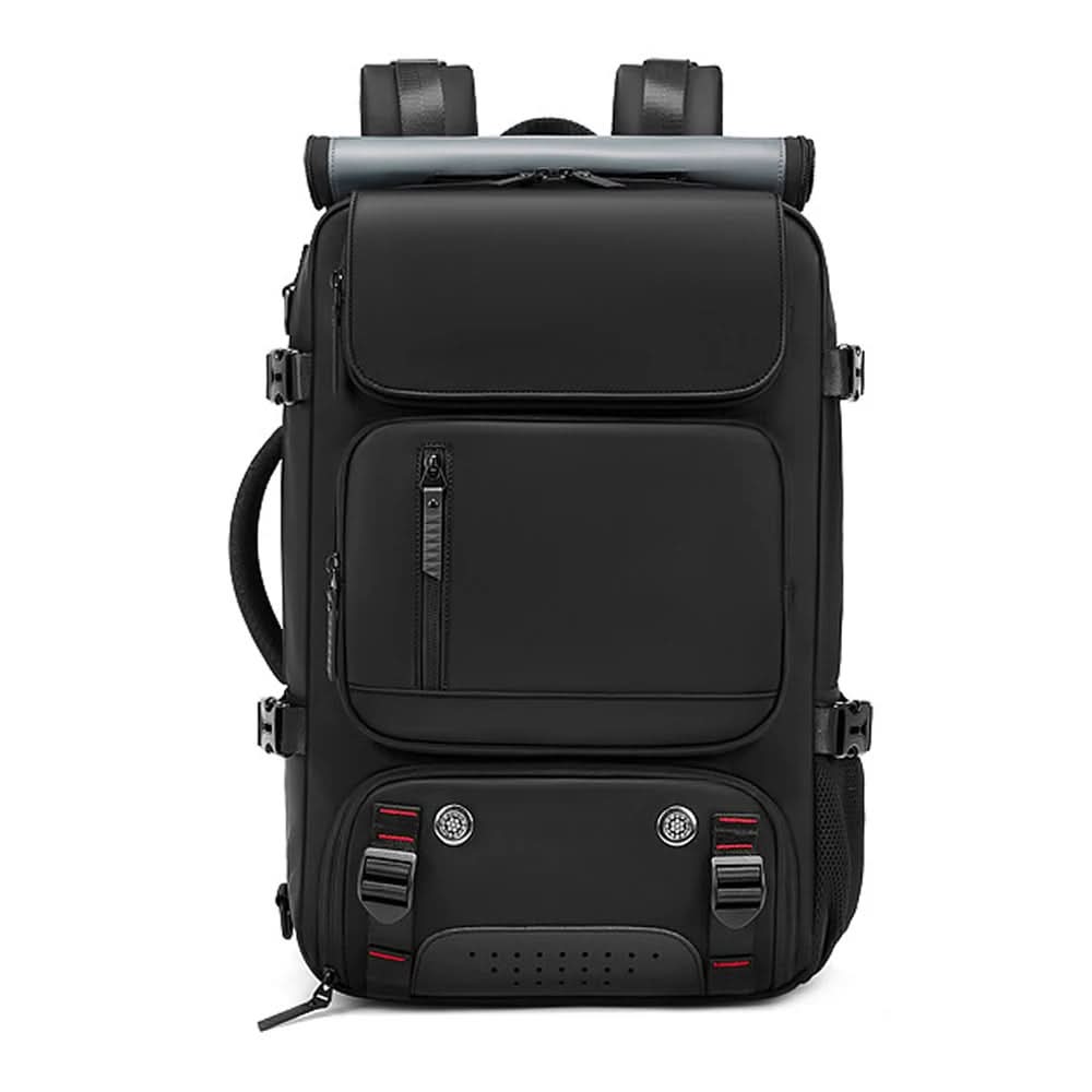 Stornfield | Travel backpack with USB connection, shoe compartment & anti-theft compartment