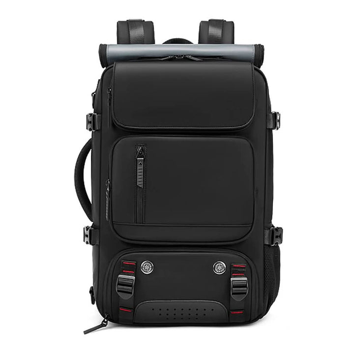 Stornfield | Travel backpack with USB connection, shoe compartment & anti-theft compartment