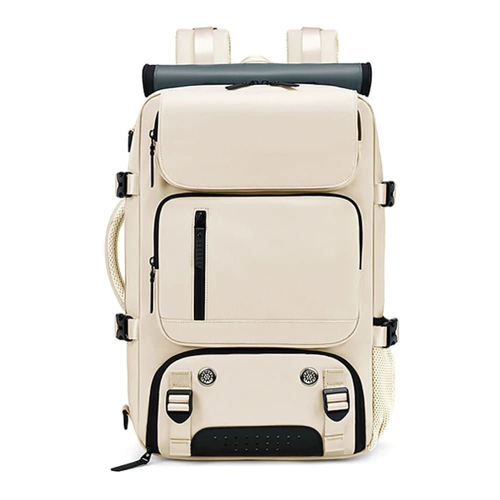 Stornfield | Travel backpack with USB connection, shoe compartment & anti-theft compartment