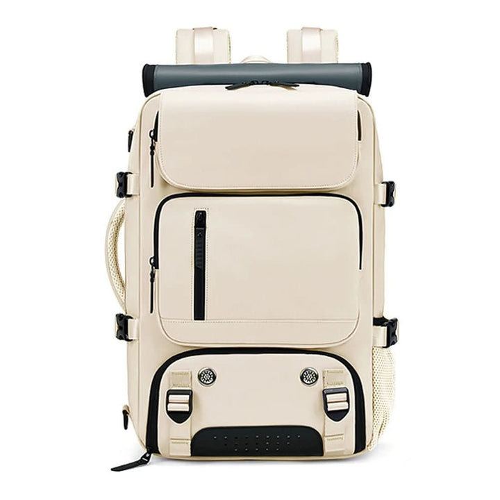 Stornfield | Travel backpack with USB connection, shoe compartment & anti-theft compartment