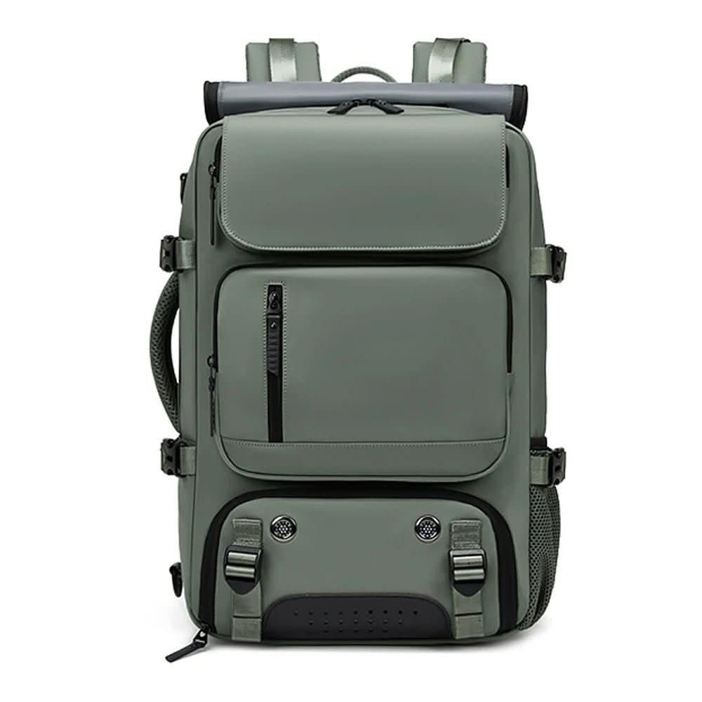 Stornfield | Travel backpack with USB connection, shoe compartment & anti-theft compartment