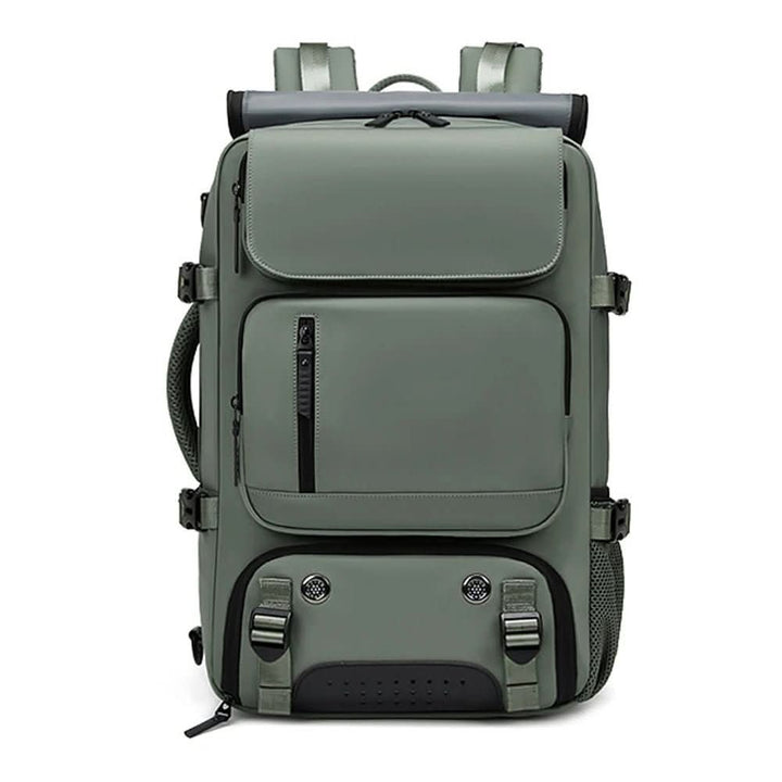 Stornfield | Travel backpack with USB connection, shoe compartment & anti-theft compartment
