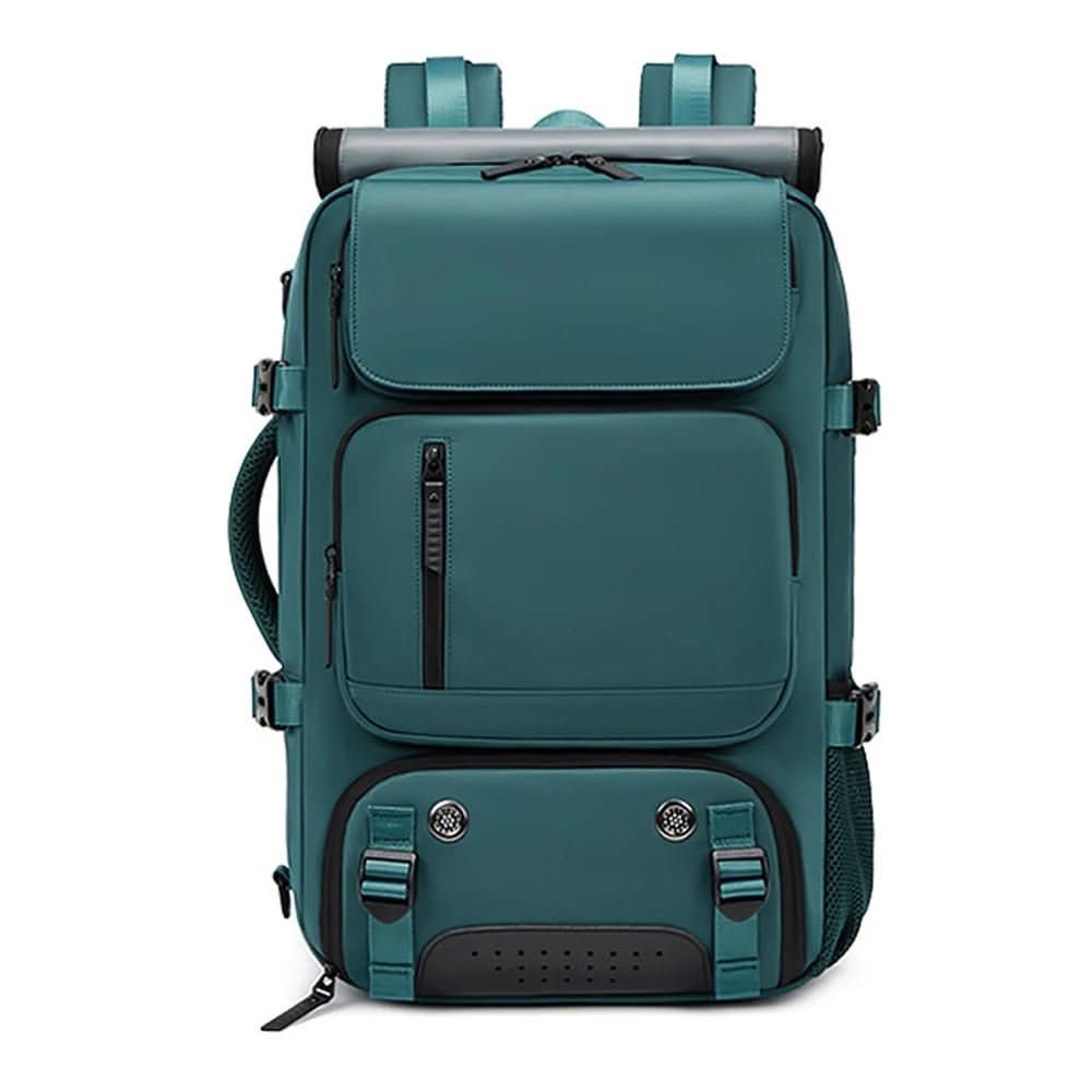 Stornfield | Travel backpack with USB connection, shoe compartment & anti-theft compartment
