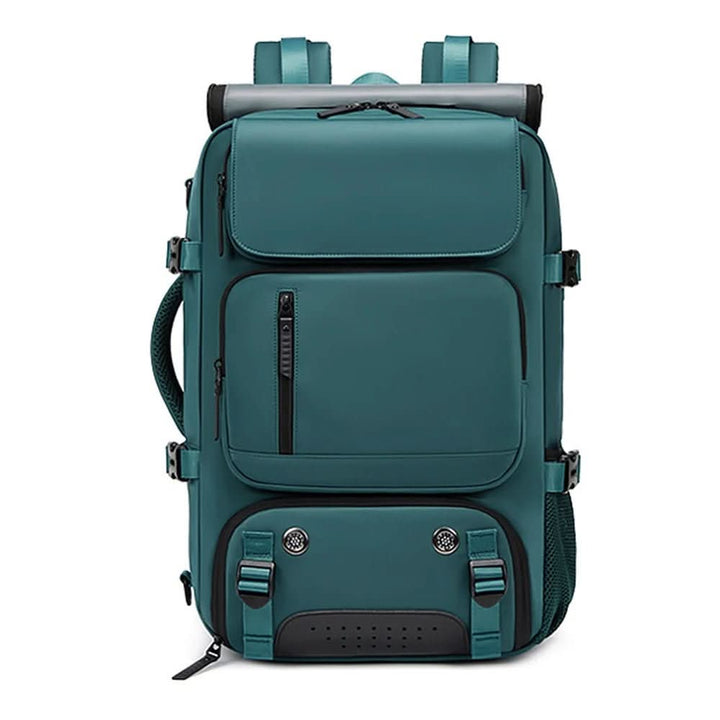 Stornfield | Travel backpack with USB connection, shoe compartment & anti-theft compartment