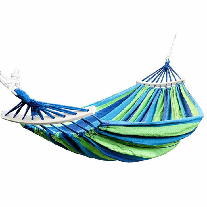 Hammock - by Camping Hammock (blue striped) | Stornfield