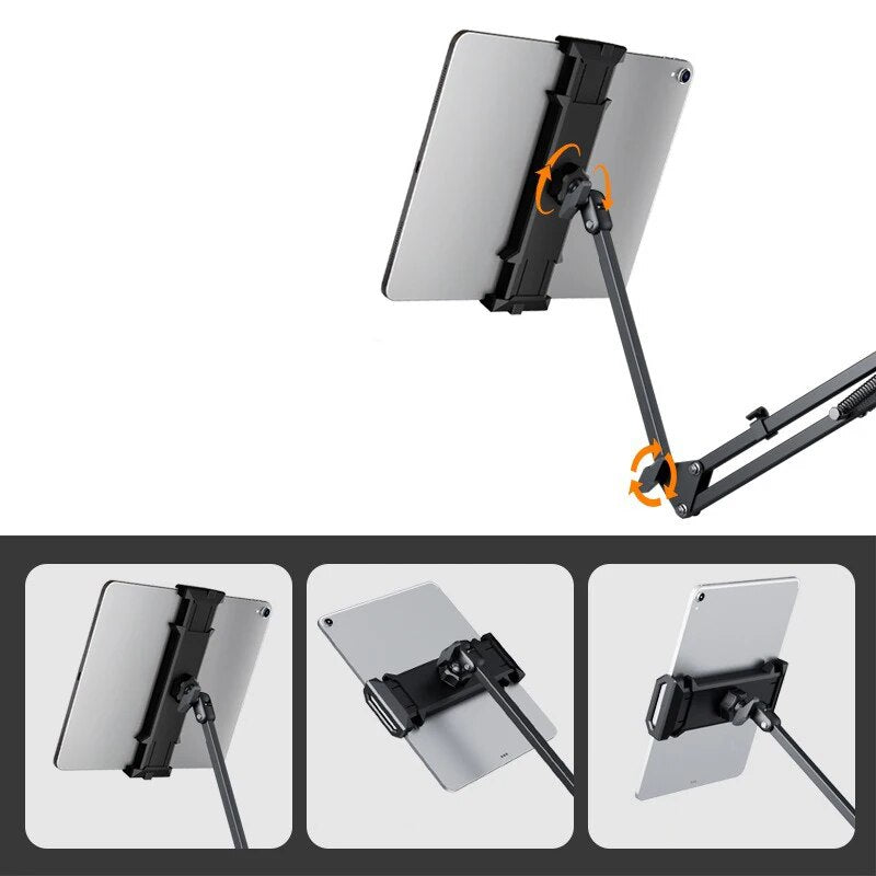 Stornfield | Tablet Holder – FlexiMount – 360° Rotatable – Adjustable Stand