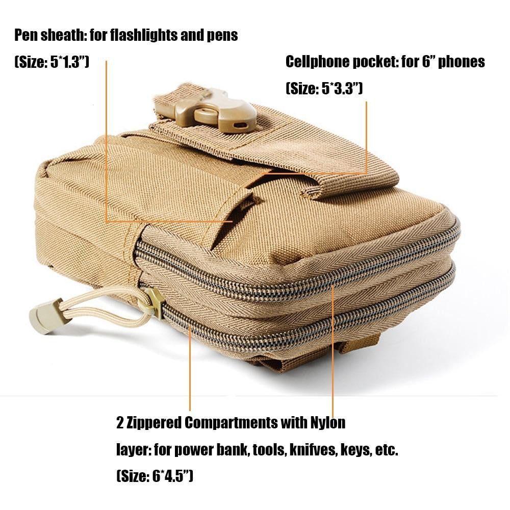 Multi-Purpose Molle Tactical Waist Pouch | Stornfield