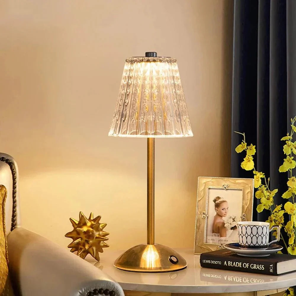 Stornfield | AuraGlow Table Lamp - Rechargeable LED Lamp with Dimming Function