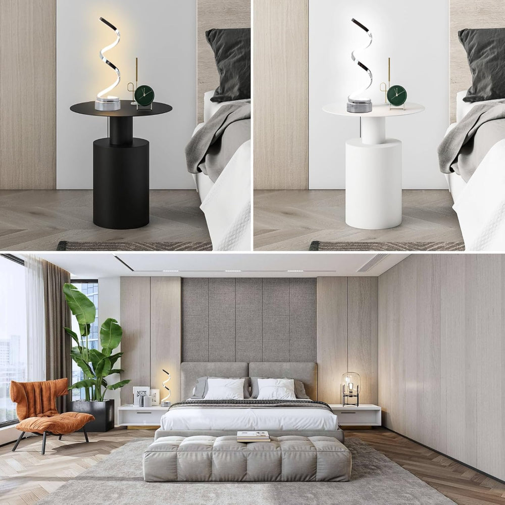 SpiralLight LED Table Lamp With Dimmable Lighting and Touch Control | Stornfield