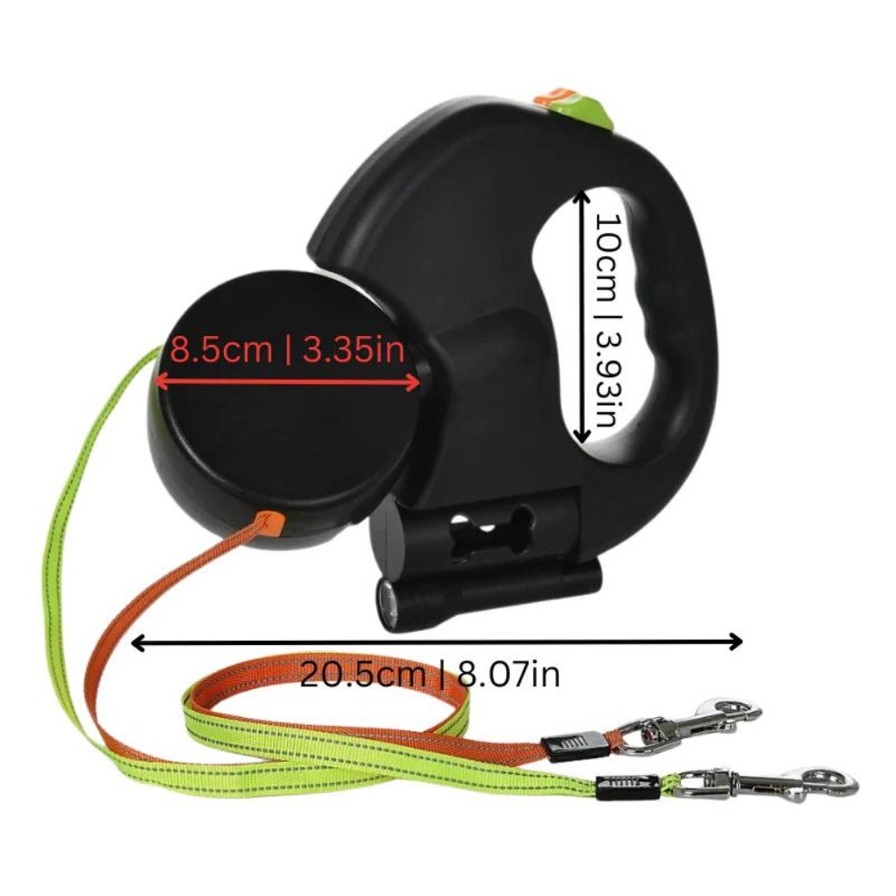 TangleFree Double Dog Leash – Tangle-Free Leash for Easy Walking with Two Dogs | Stornfield