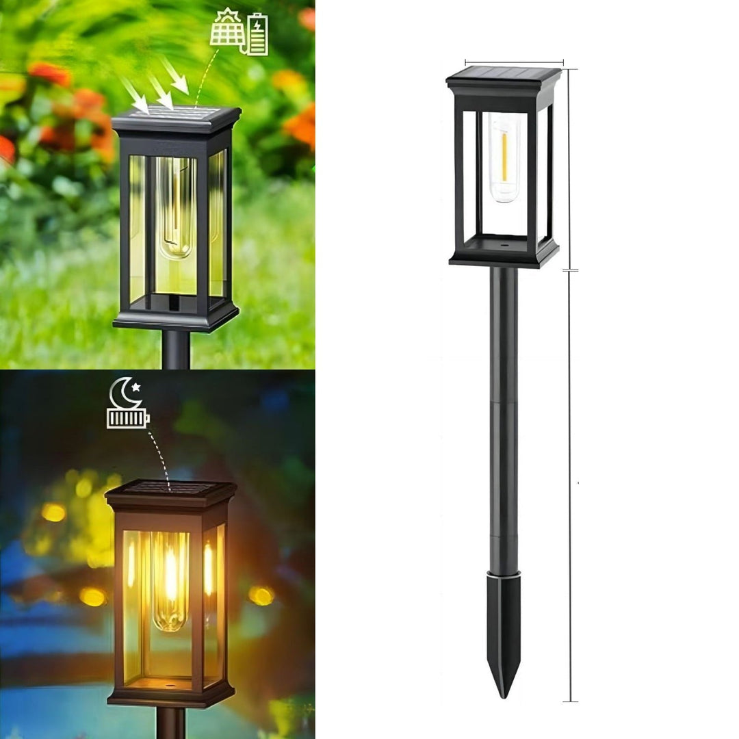 Solar-powered garden light for outdoor use - Modern LED pathway light for lighting pathways, terraces, and gardens | Stornfield