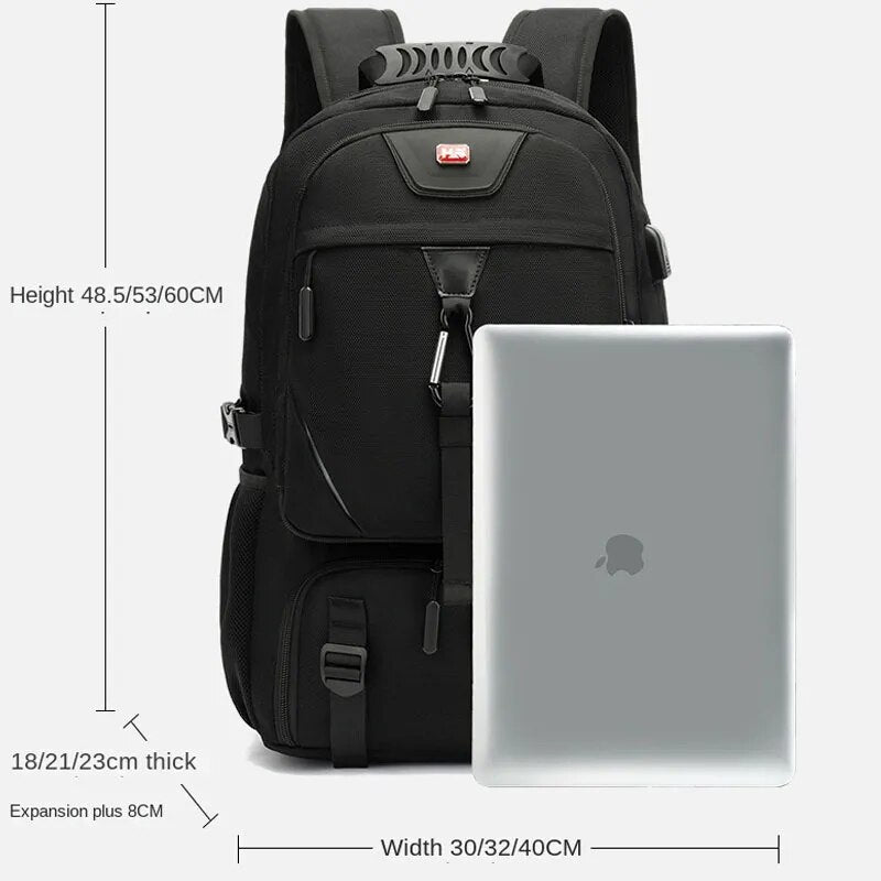 Tech Trek Pro 50-80L The Ultimate Backpack With USB Connection | Stornfield