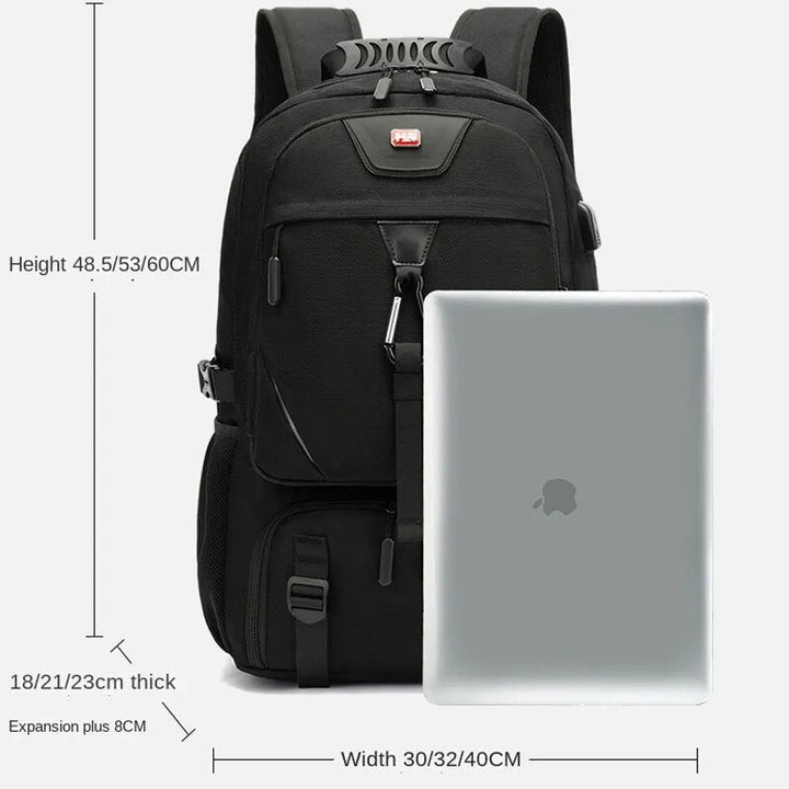 Tech Trek Pro 50-80L The Ultimate Backpack With USB Connection | Stornfield