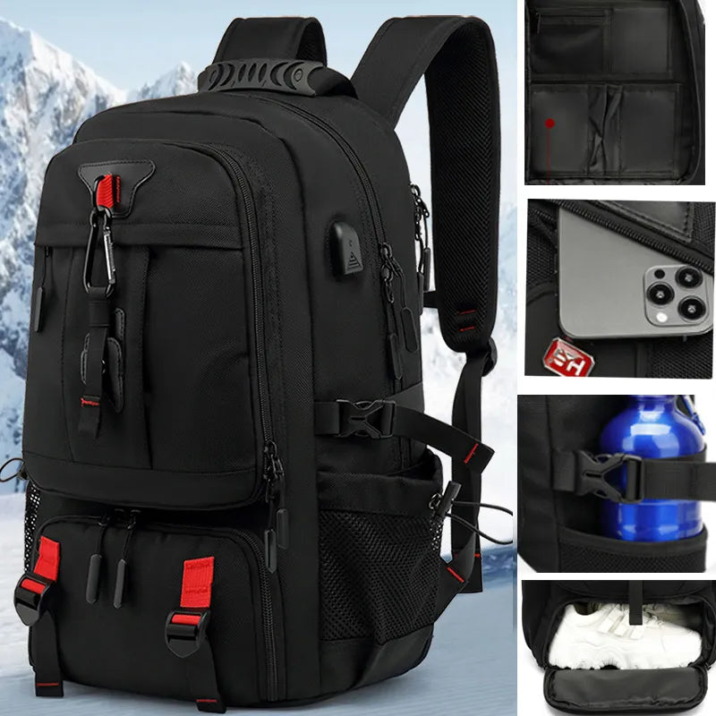 Tech Trek Pro 50-80L The Ultimate Backpack With USB Connection | Stornfield