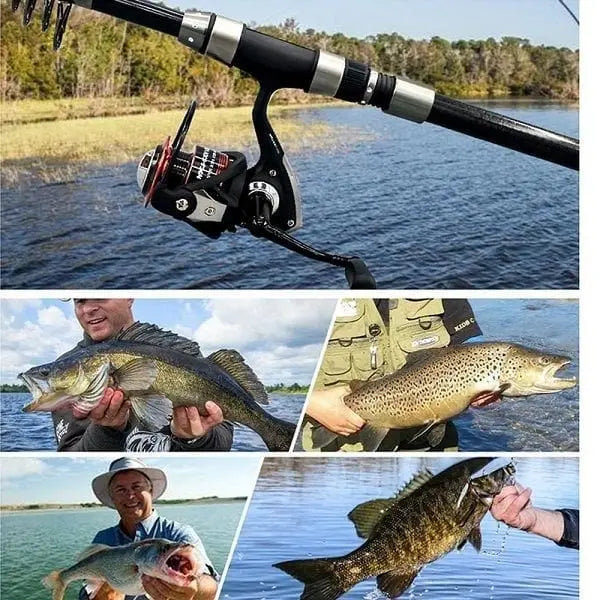 Stornfield | Telescopic Fishing Rod – Compact & easy to transport