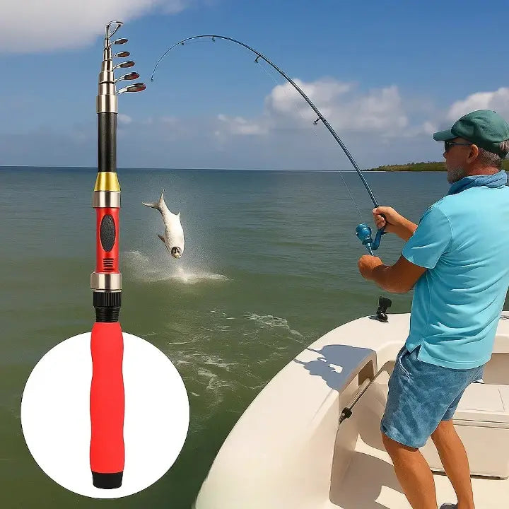 Stornfield | Telescopic Fishing Rod – Compact & easy to transport