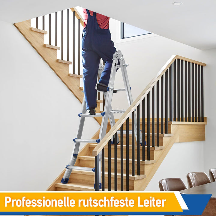 Telescopic ladder Multifunctional ladder 3 in 1 Aluminum ladder | Stornfield